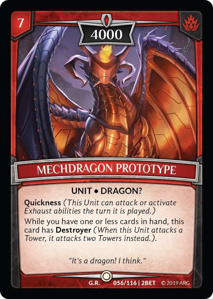 Mechdragon Prototype (56) [BET] - Argent Saga TCG Single