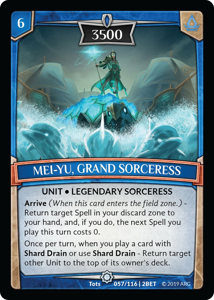 Mei-Yu Grand Sorceress (57) [BET] - Argent Saga TCG Single