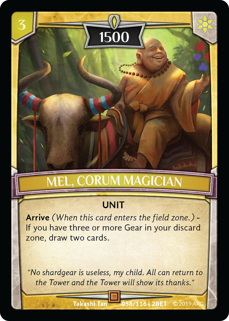 Mel Corum Magician (58) [BET] - Argent Saga TCG Single