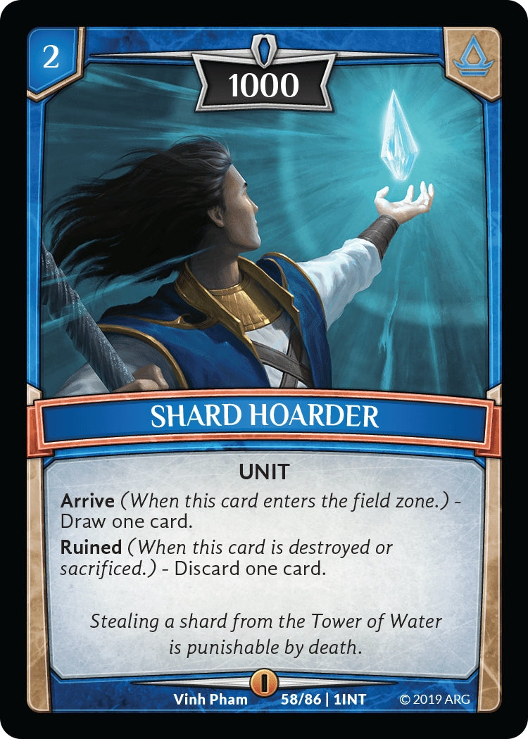 Shard Hoarder (58) [INT] - Argent Saga TCG Single