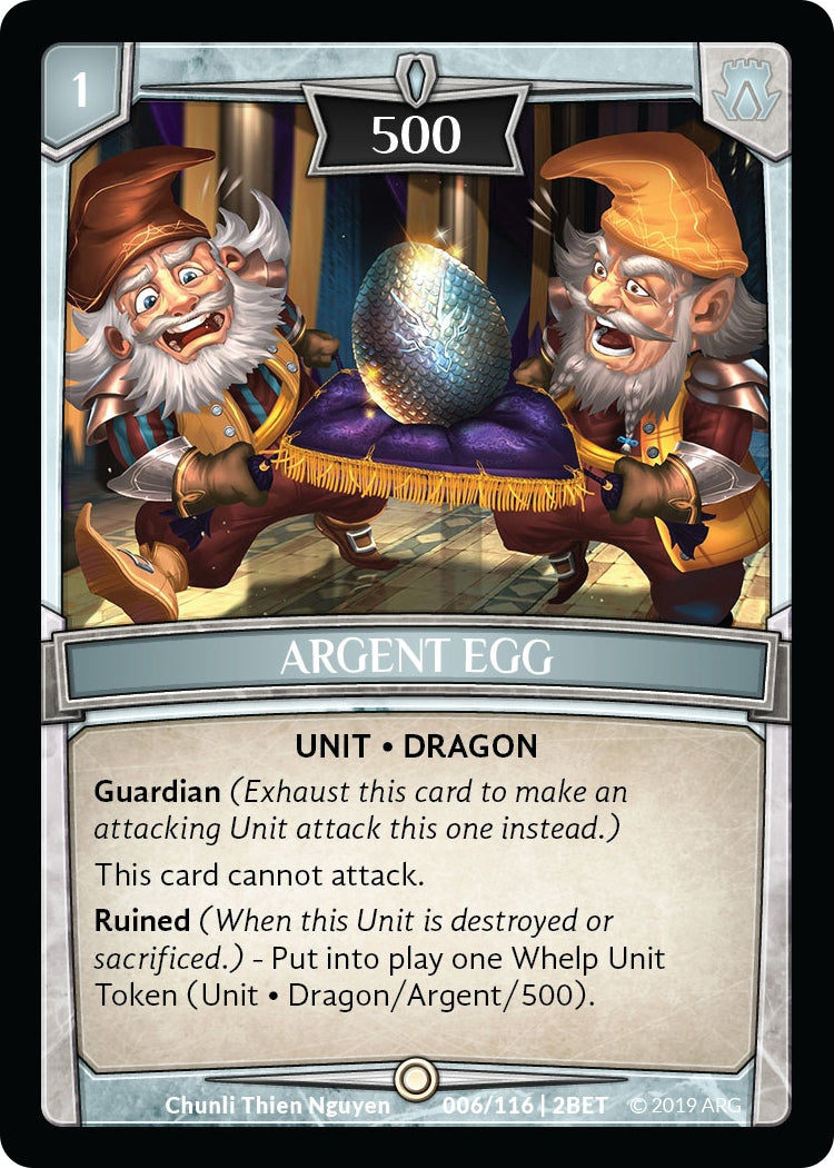 Argent Egg (6) [BET] - Argent Saga TCG Single