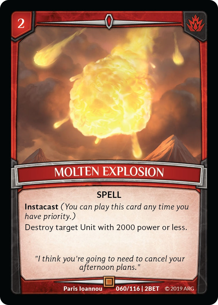 Molten Explosion (60) [BET] - Argent Saga TCG Single