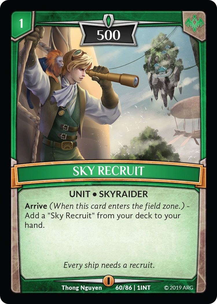 Sky Recruit (60) [INT] - Argent Saga TCG Single