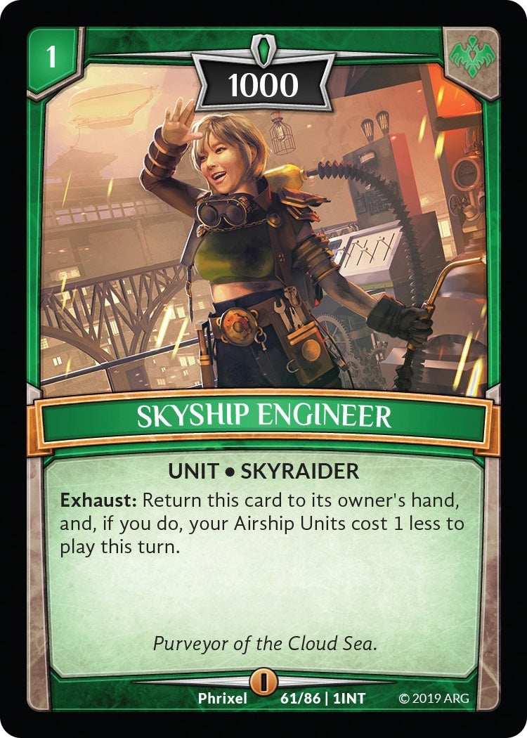 Skyship Engineer (61) [INT] - Argent Saga TCG Single