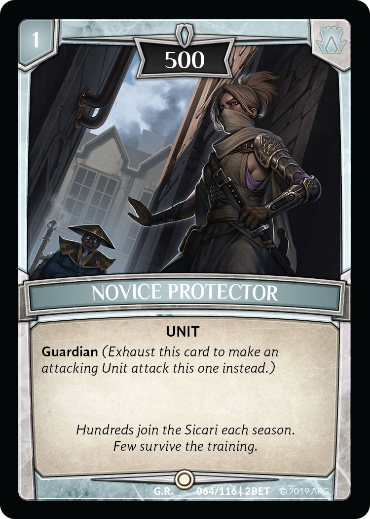 Novice Protector (64) [BET] - Argent Saga TCG Single
