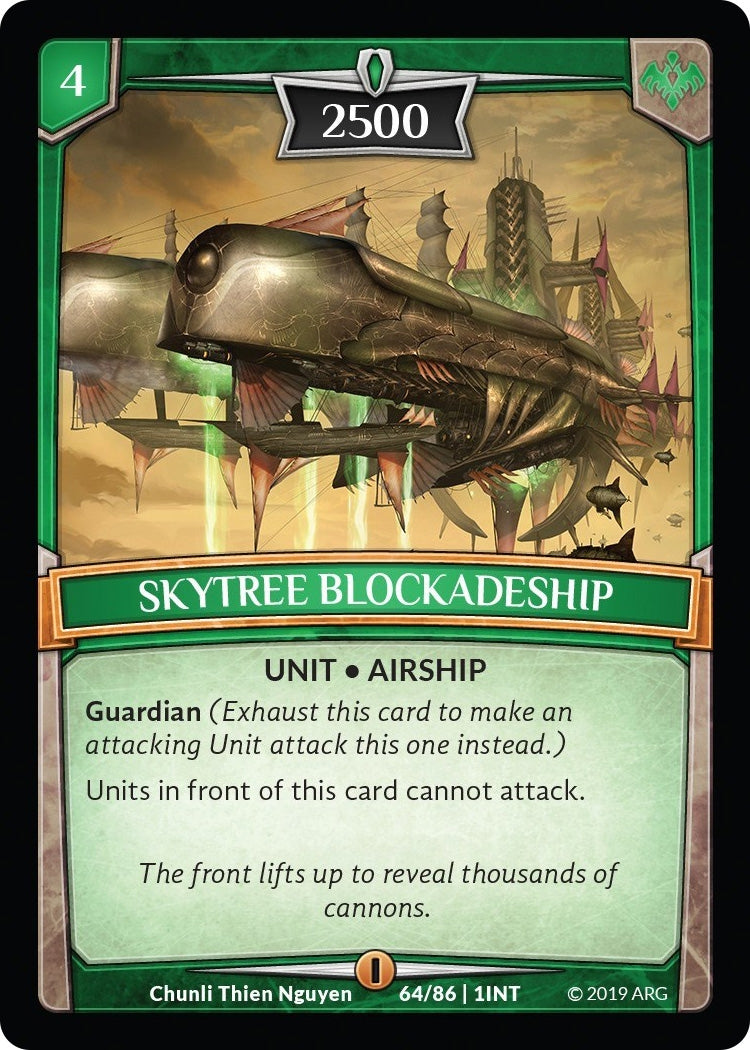Skytree Blockadeship (64) [INT] - Argent Saga TCG Single