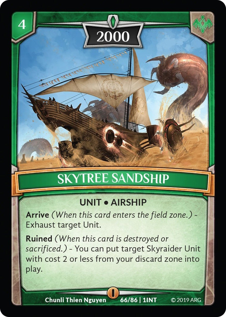 Skytree Sandship (66) [INT] - Argent Saga TCG Single