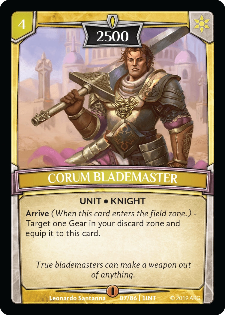 Corum Blademaster (7) [INT] - Argent Saga TCG Single