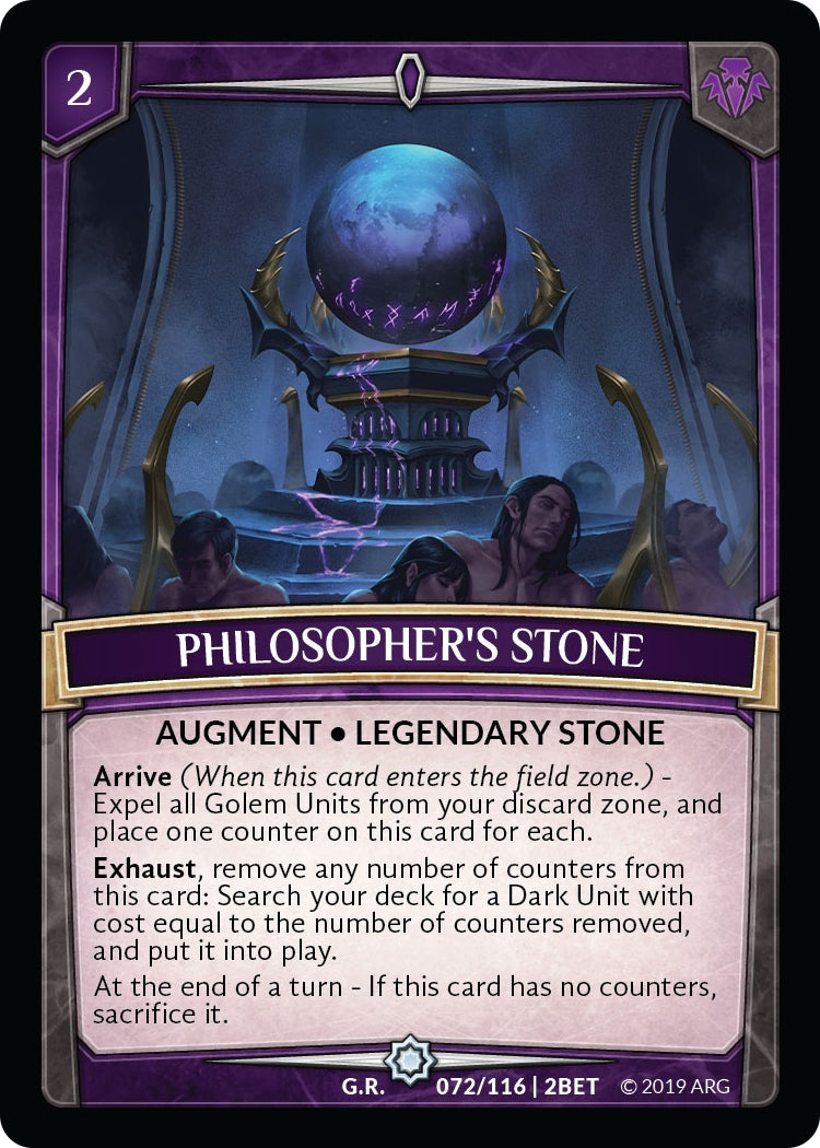 Philosopher’s Stone (72) [BET] - Argent Saga TCG Single