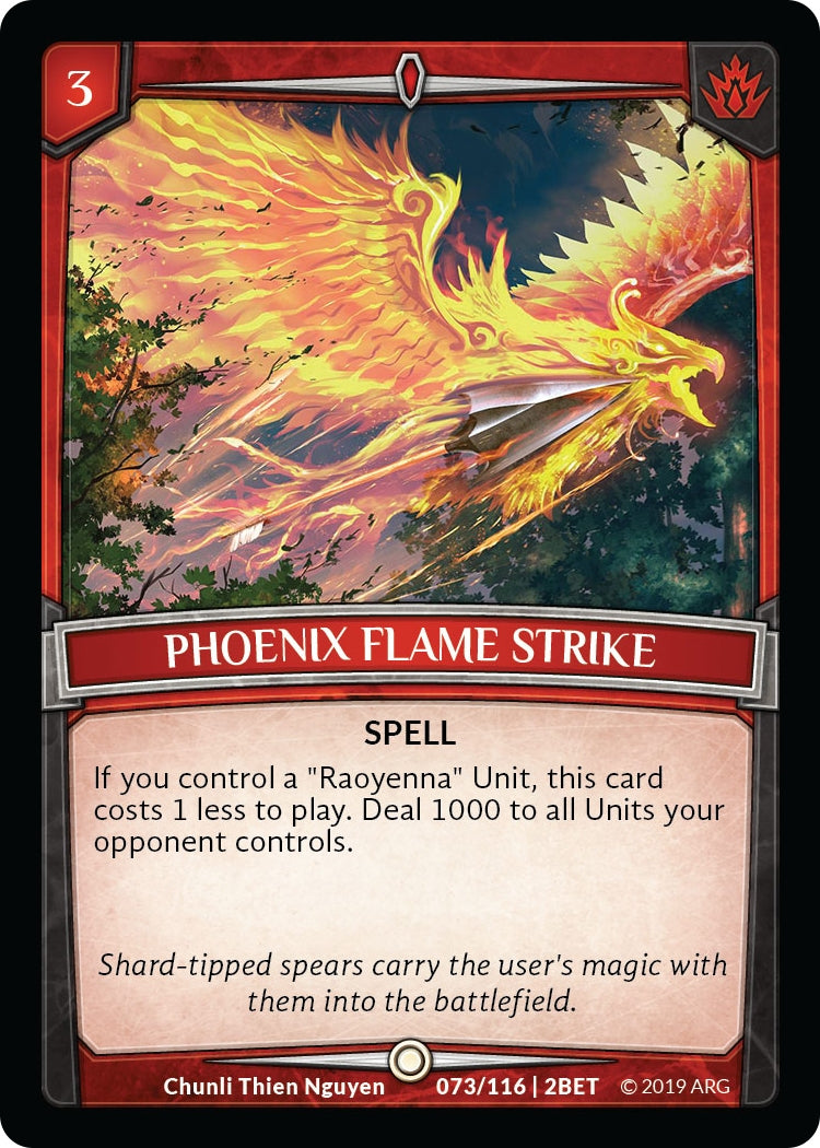 Phoenix Flame Strike (73) [BET] - Argent Saga TCG Single