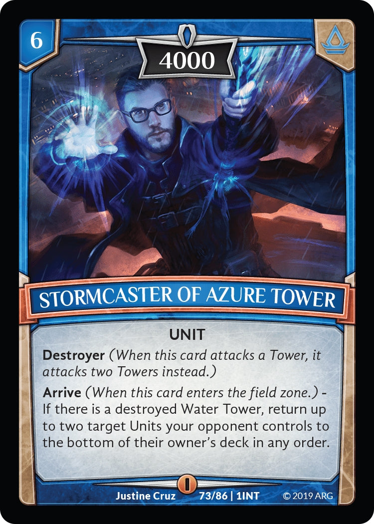 Stormcaster of Azure Tower (73) [INT] - Argent Saga TCG Single