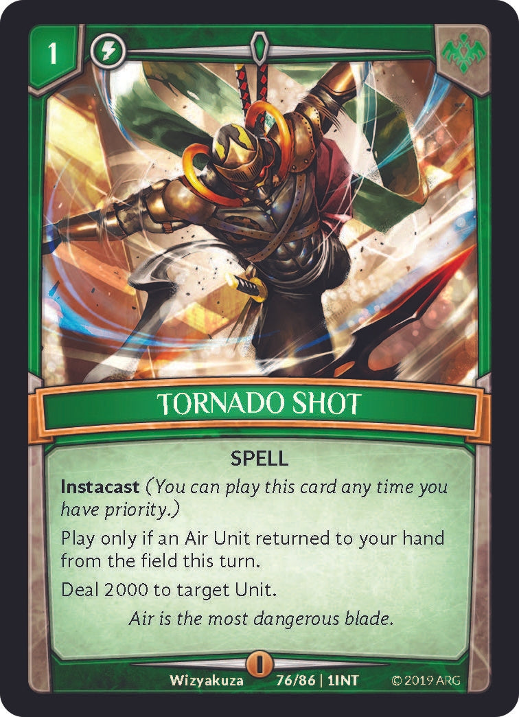 Tornado Shot (76) [INT] - Argent Saga TCG Single