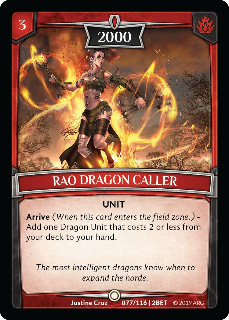 Rao Dragon Caller (77) [BET] - Argent Saga TCG Single