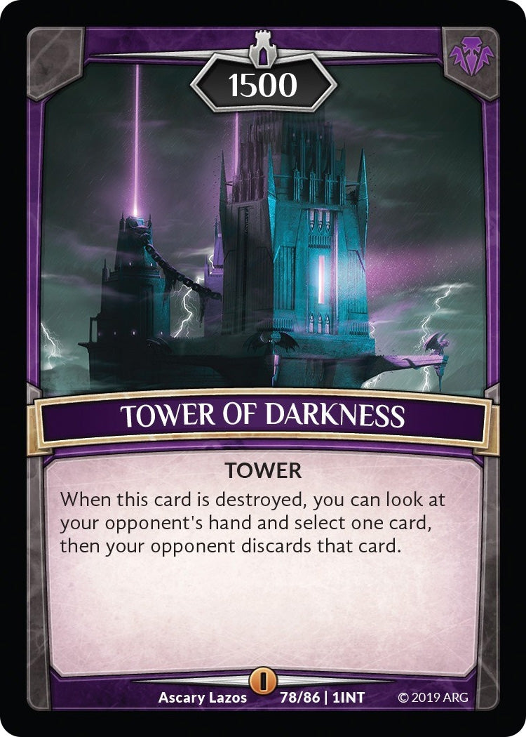 Tower of Darkness (78) [INT] - Argent Saga TCG Single