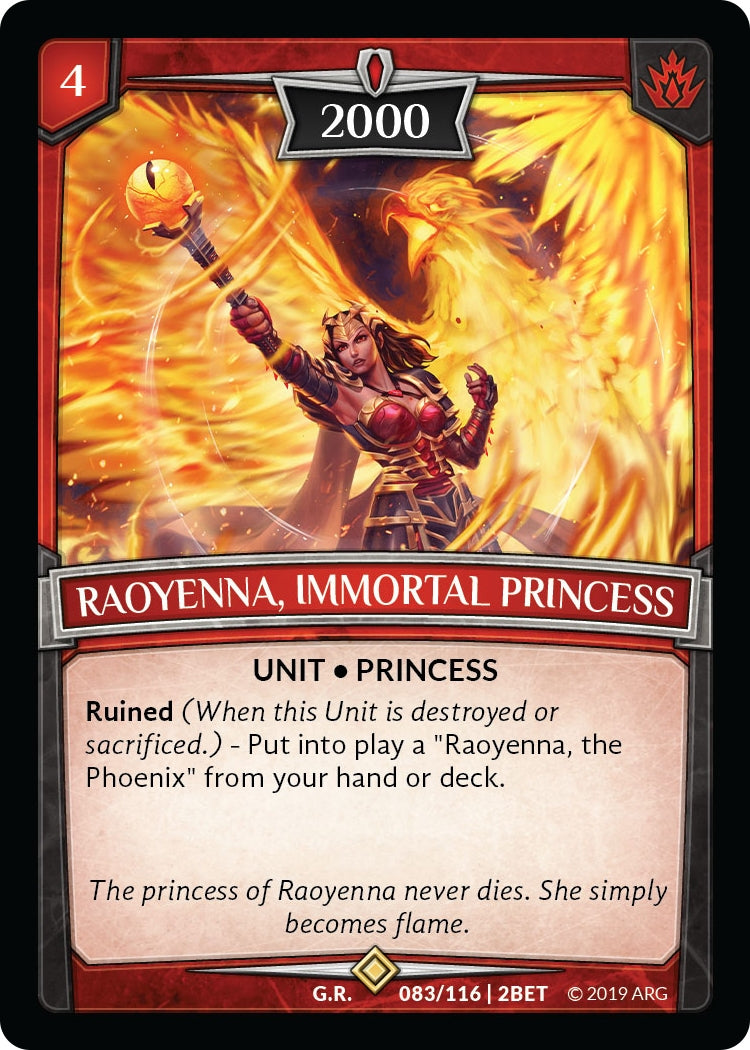 Raoyenna Immortal Princess (83) [BET] - Argent Saga TCG Single