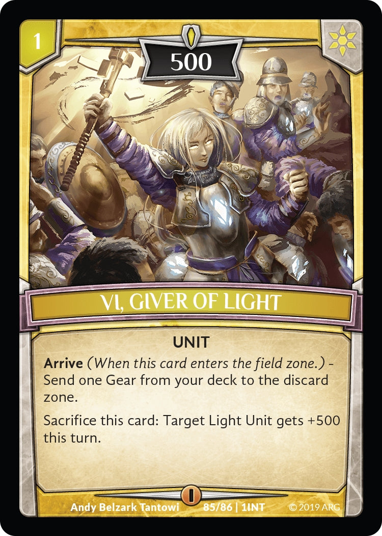 Vi Giver of Light (85) [INT] - Argent Saga TCG Single