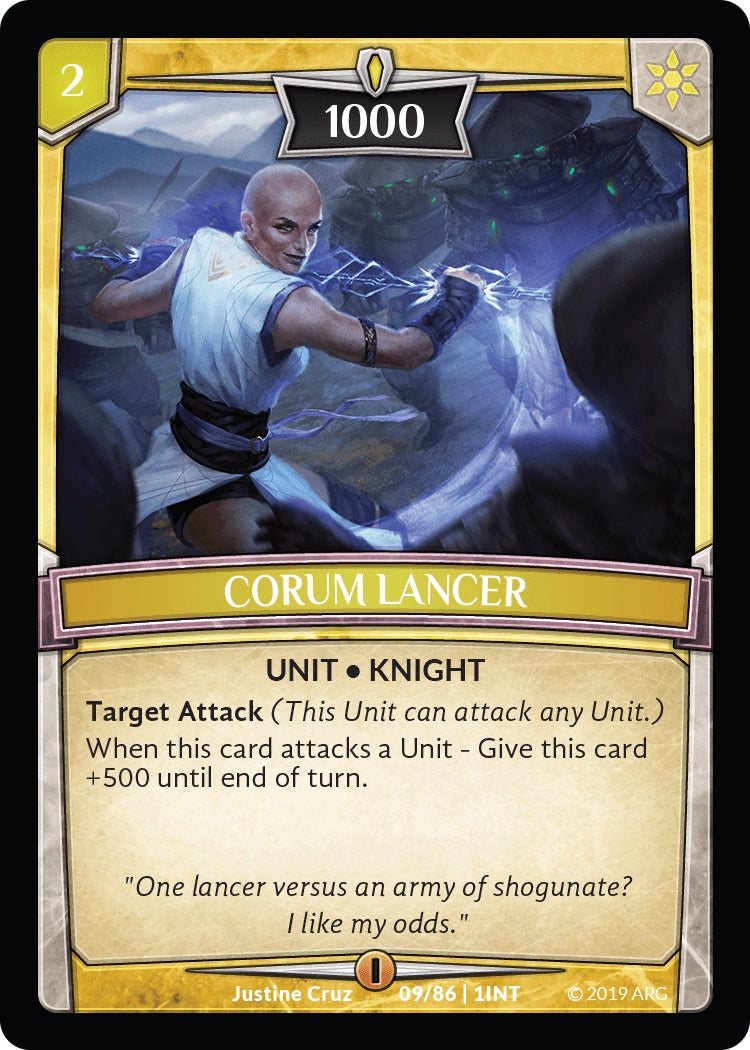 Corum Lancer (9) [INT] - Argent Saga TCG Single
