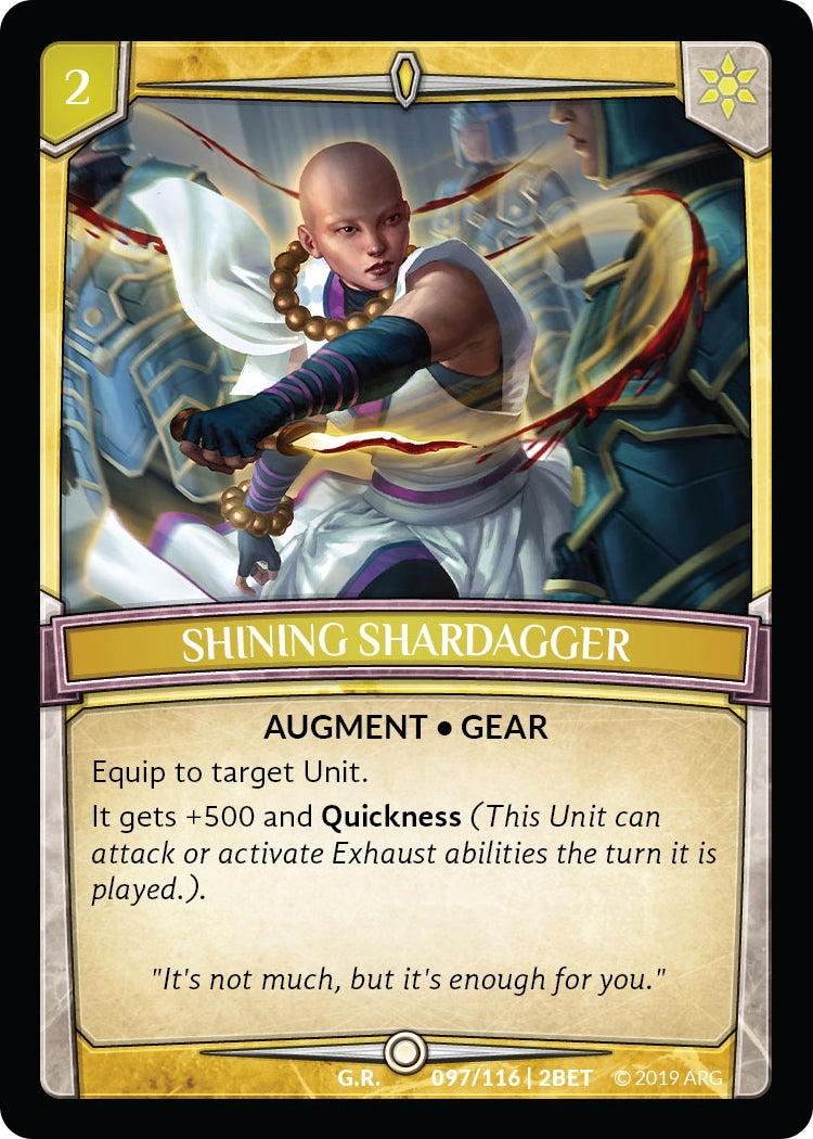 Shining Shardagger (97) [BET] - Argent Saga TCG Single