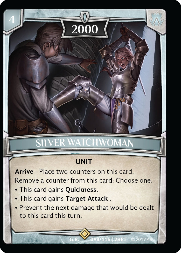 Silver Watchwoman (98) [BET] - Argent Saga TCG Single