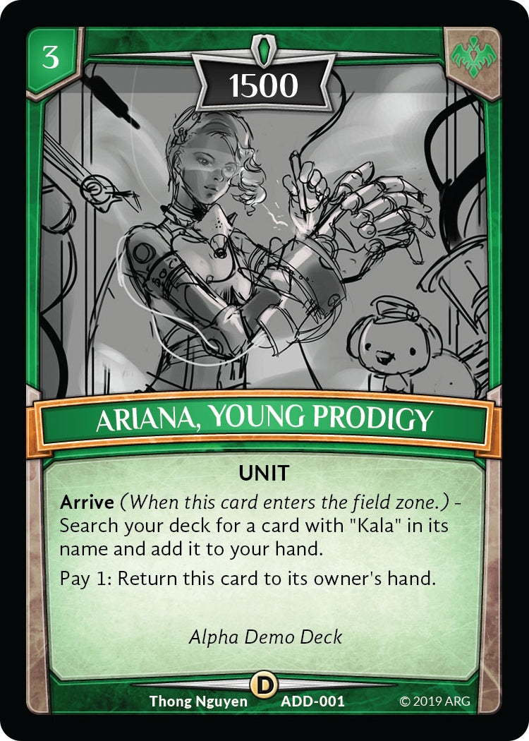Ariana Young Prodigy (1) [ADD] - Argent Saga TCG Single