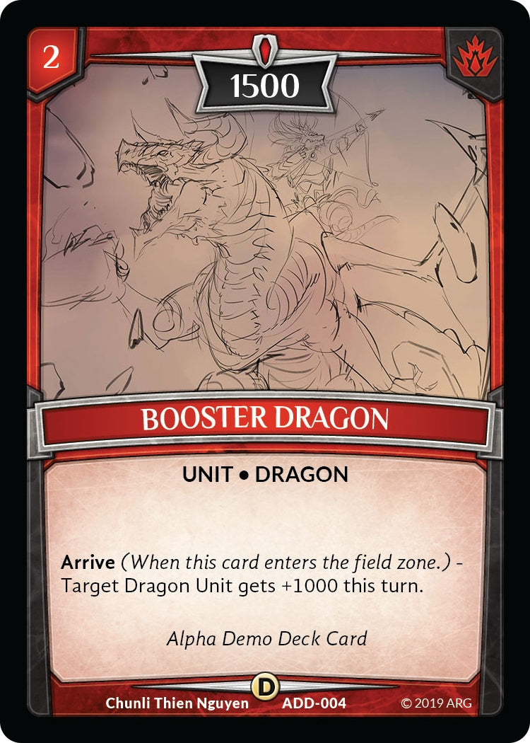 Booster Dragon (4) [ADD] - Argent Saga TCG Single