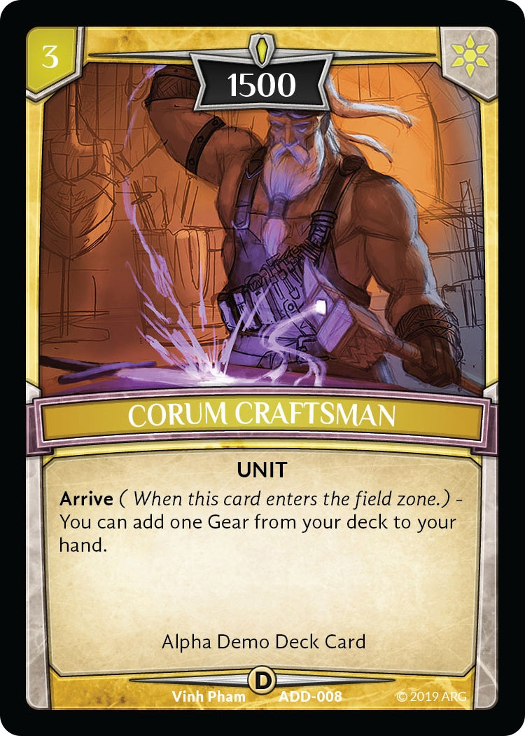 Corum Craftsman (8) [ADD] - Argent Saga TCG Single