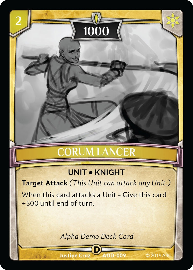Corum Lancer (9) [ADD] - Argent Saga TCG Single