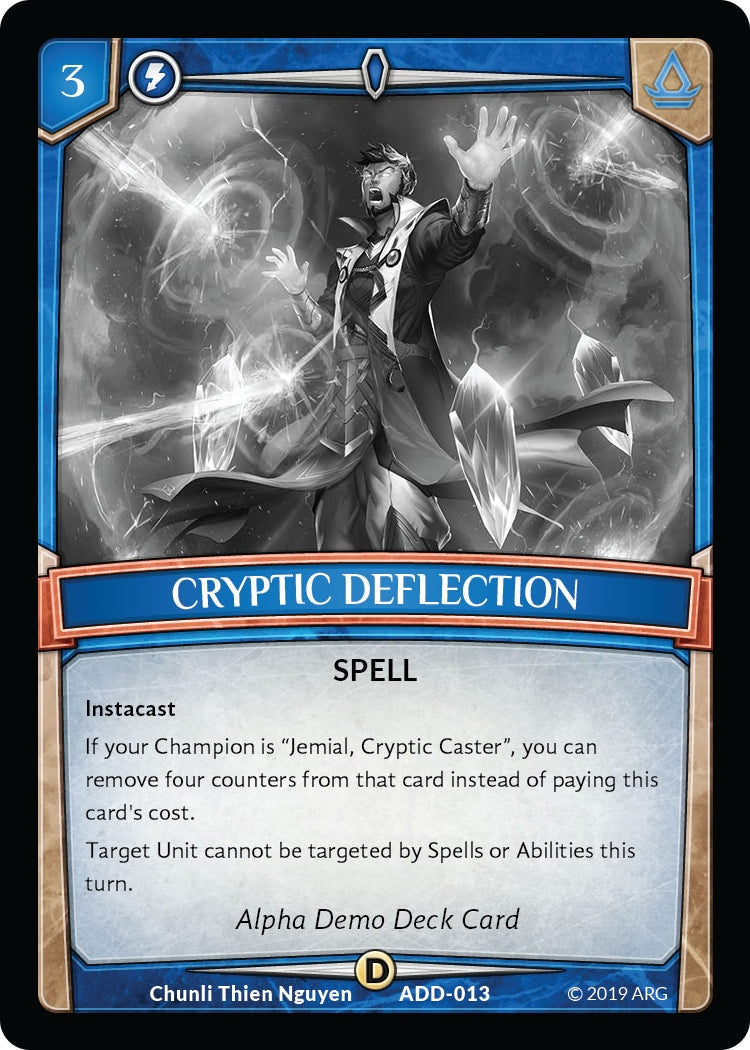 Cryptic Deflection (13) [ADD] - Argent Saga TCG Single