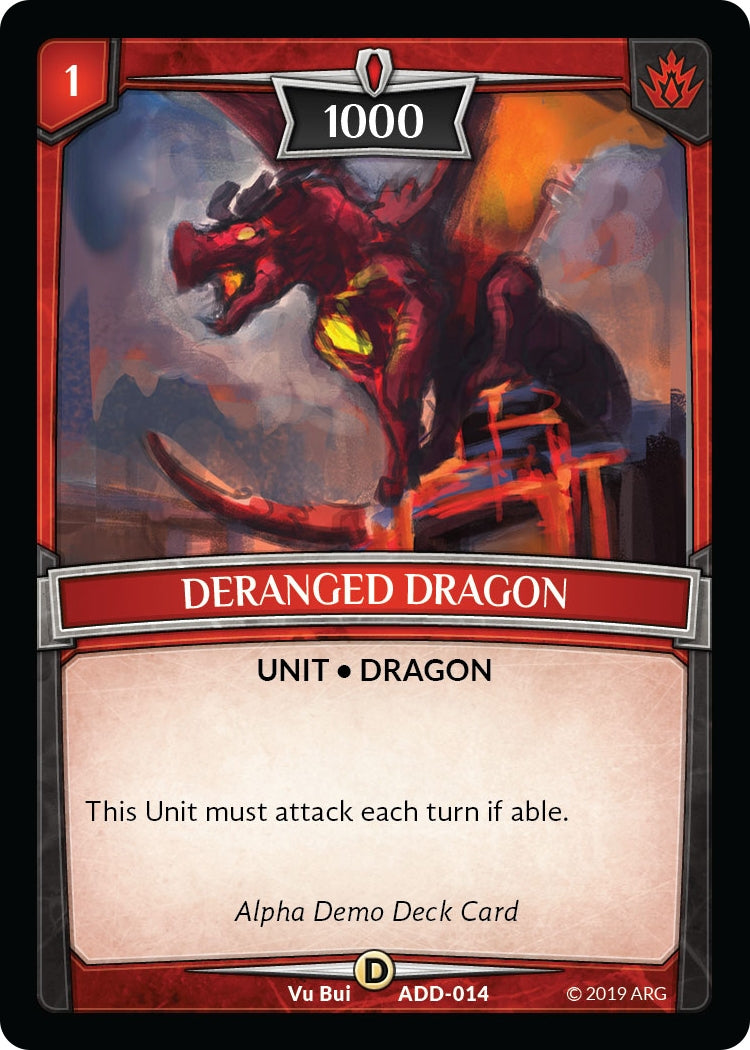 Deranged Dragon (14) [ADD] - Argent Saga TCG Single