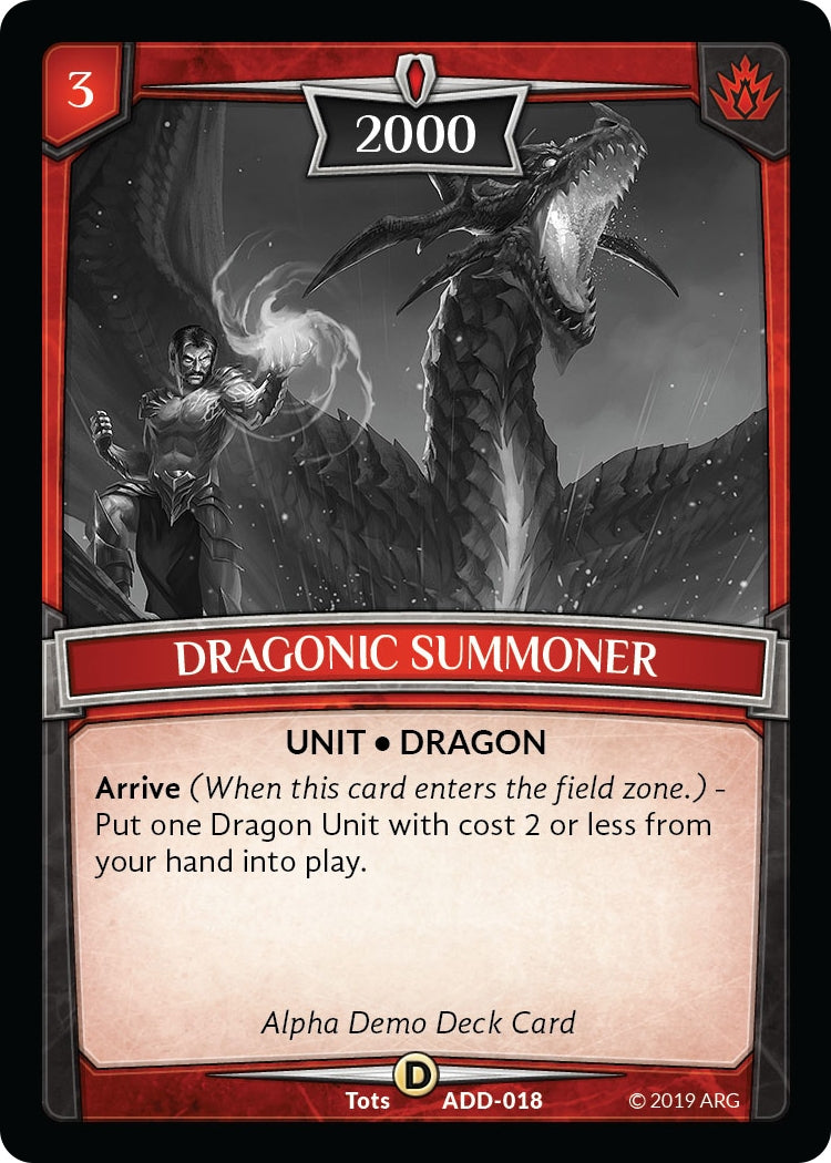 Dragonic Summoner (18) [ADD] - Argent Saga TCG Single