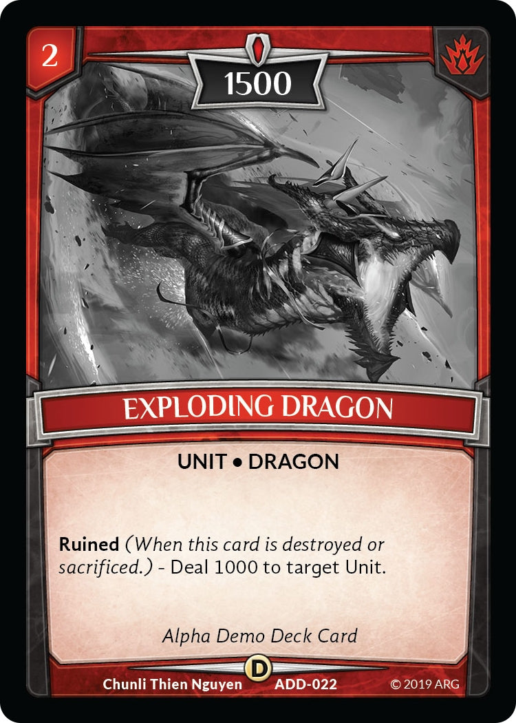 Exploding Dragon (22) [ADD] - Argent Saga TCG Single