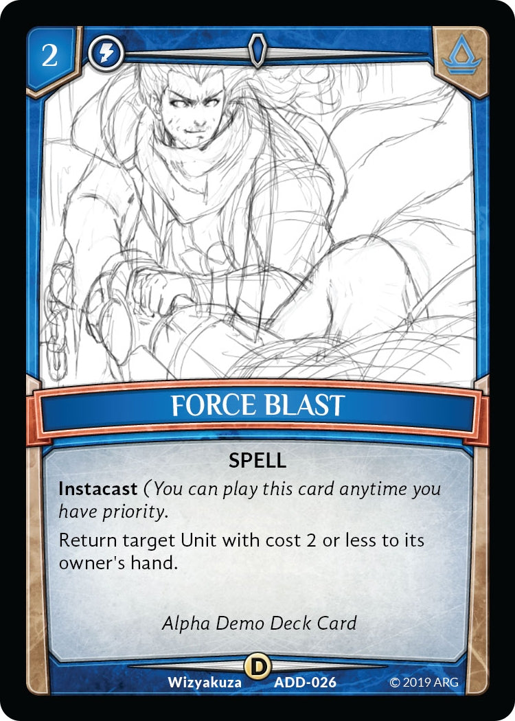 Force Blast (26) [ADD] - Argent Saga TCG Single