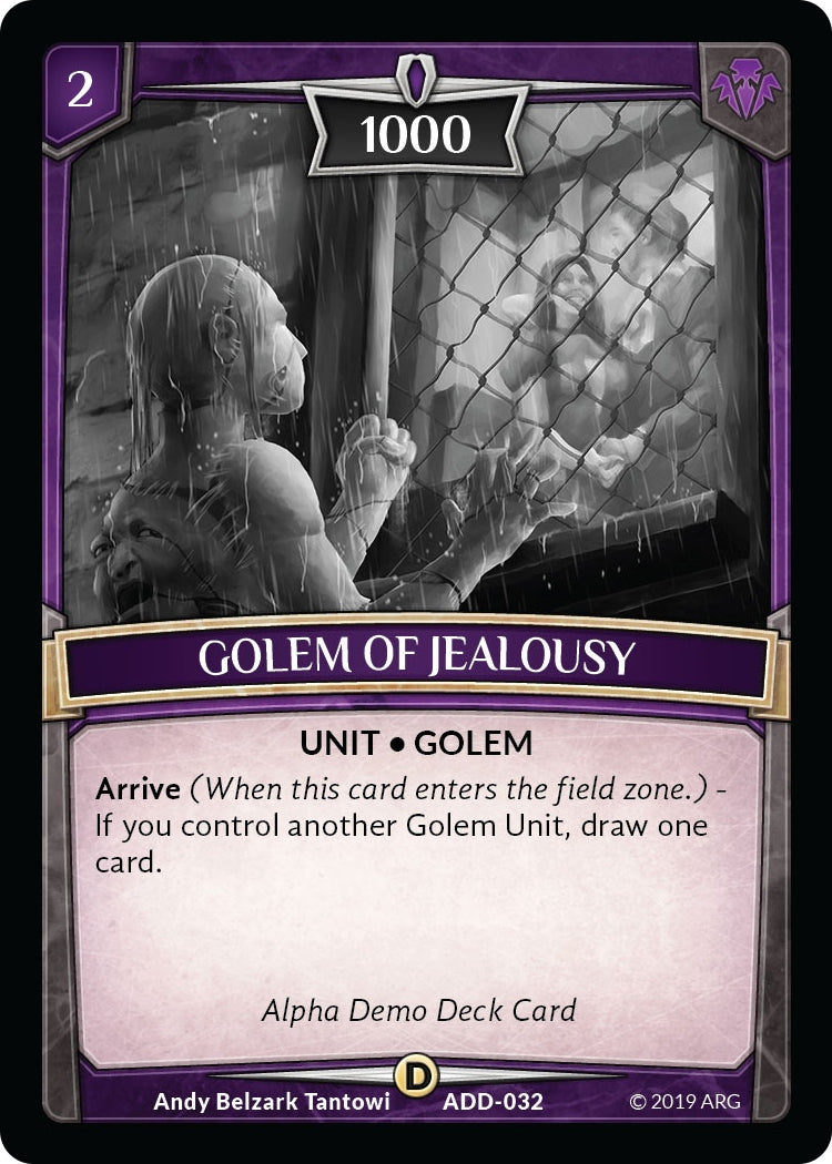 Golem of Jealousy (32) [ADD] - Argent Saga TCG Single