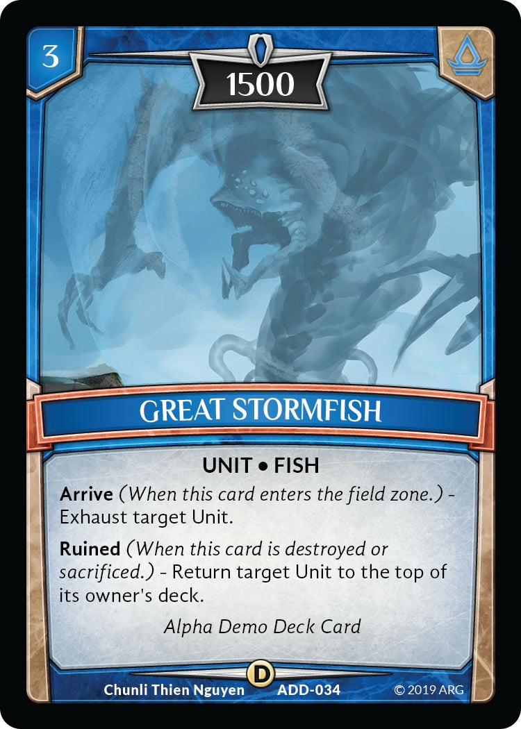 Great Stormfish (34) [ADD] - Argent Saga TCG Single
