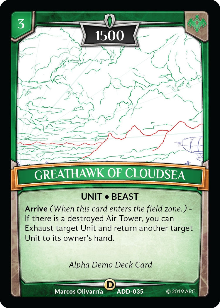 Greathawk of Cloudsea (35) [ADD] - Argent Saga TCG Single