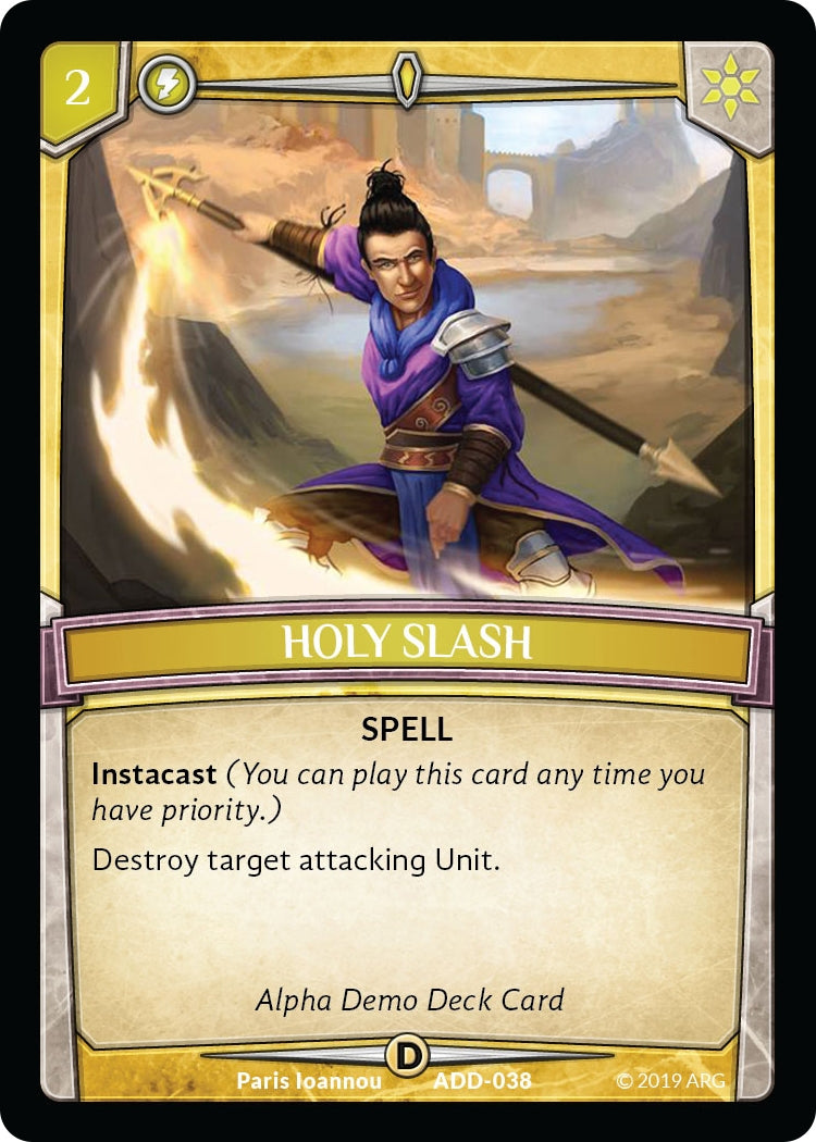 Holy Slash (38) [ADD] - Argent Saga TCG Single