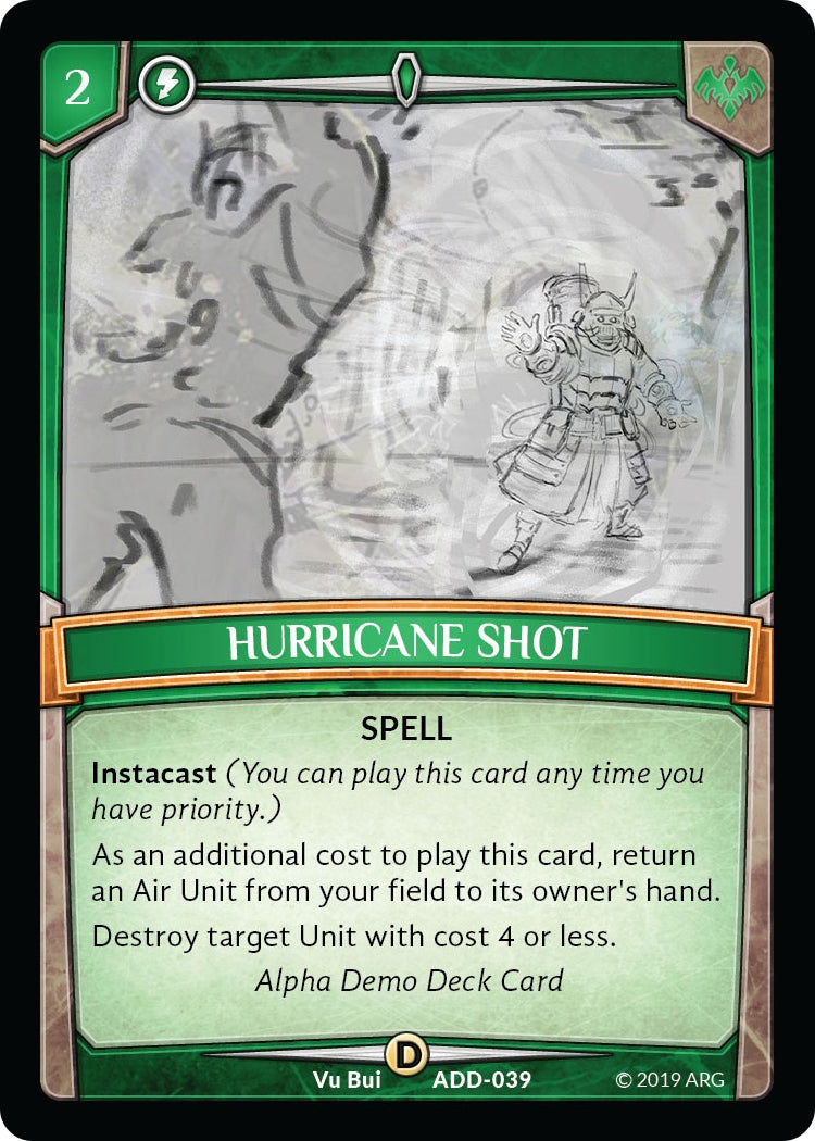 Hurricane Shot (39) [ADD] - Argent Saga TCG Single