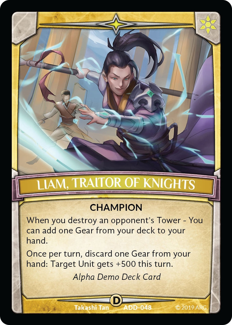 Liam Traitor of Knights (48) [ADD] - Argent Saga TCG Single