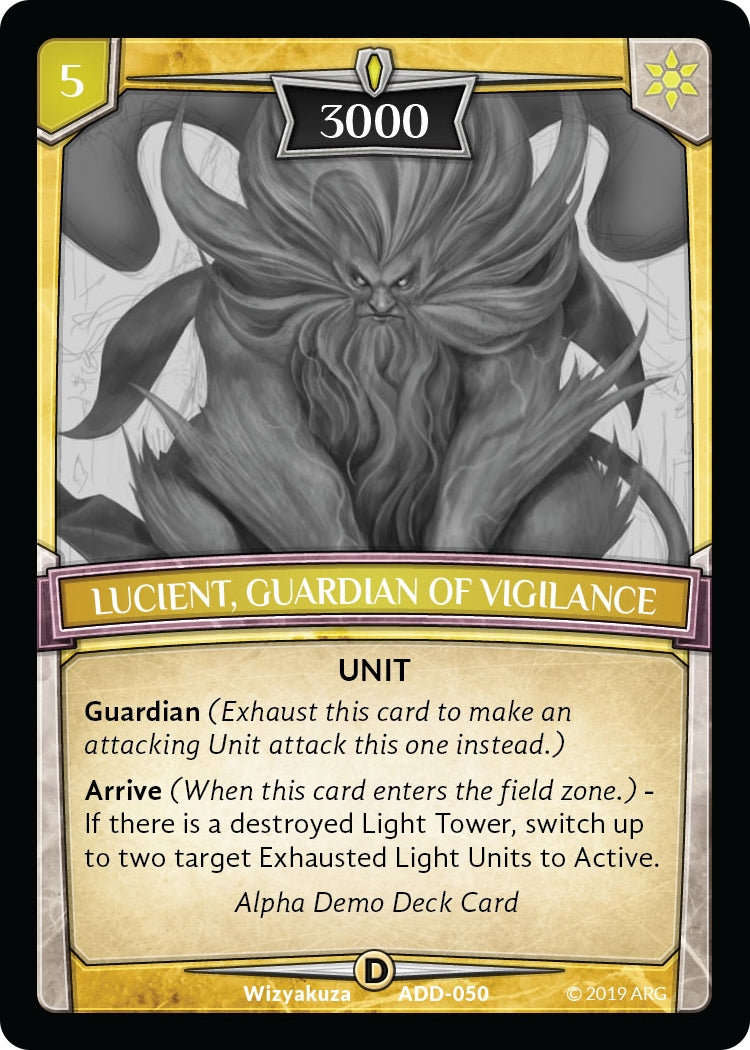 Lucient Guardian of Vigilance (50) [ADD] - Argent Saga TCG Single