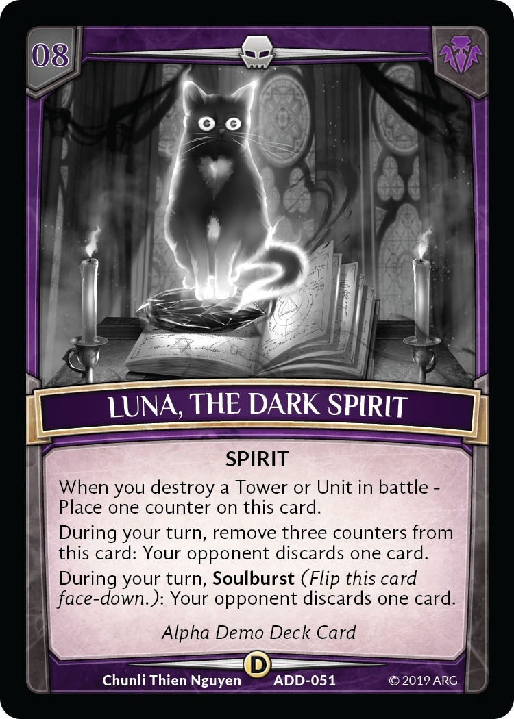 Luna the Dark Spirit (51) [ADD] - Argent Saga TCG Single