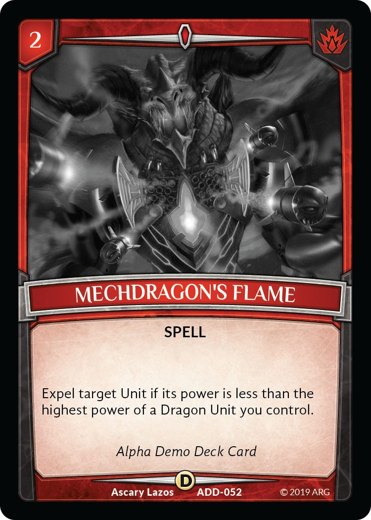 Mechdragon’s Flame (52) [ADD] - Argent Saga TCG Single