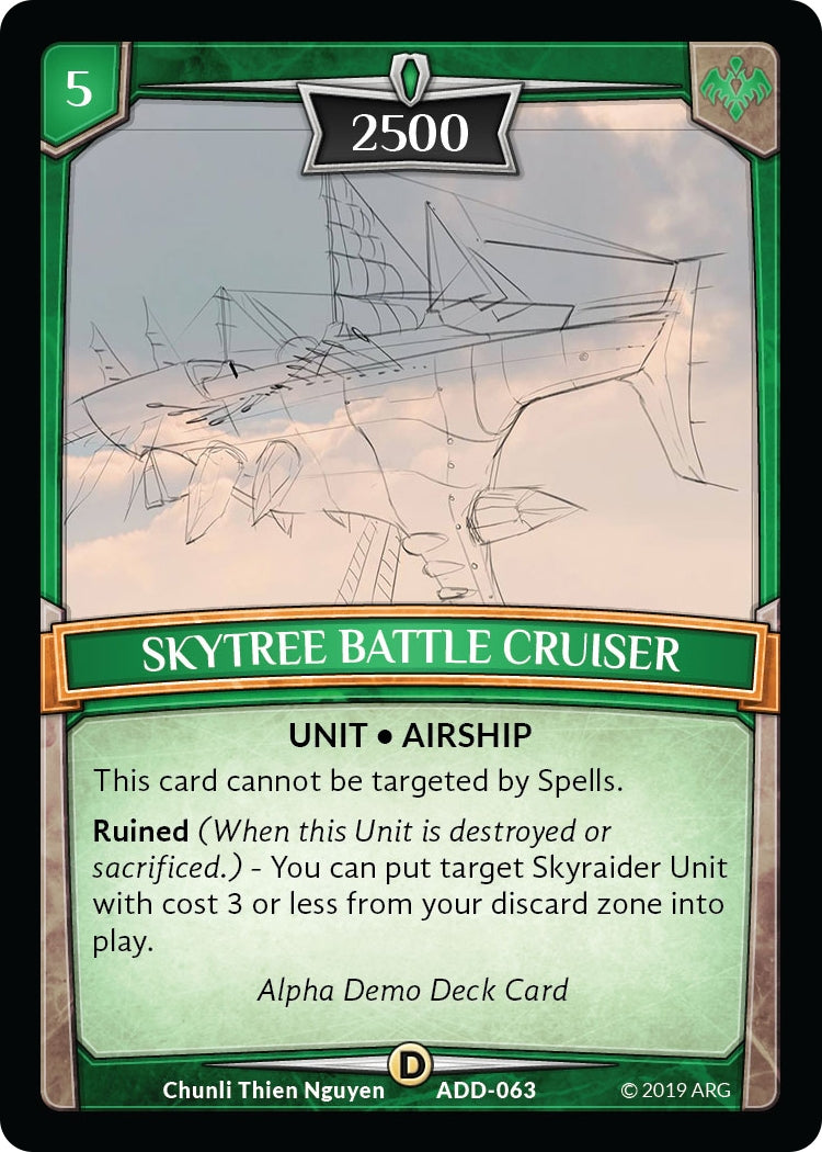 Skytree Battle Cruiser (63) [ADD] - Argent Saga TCG Single