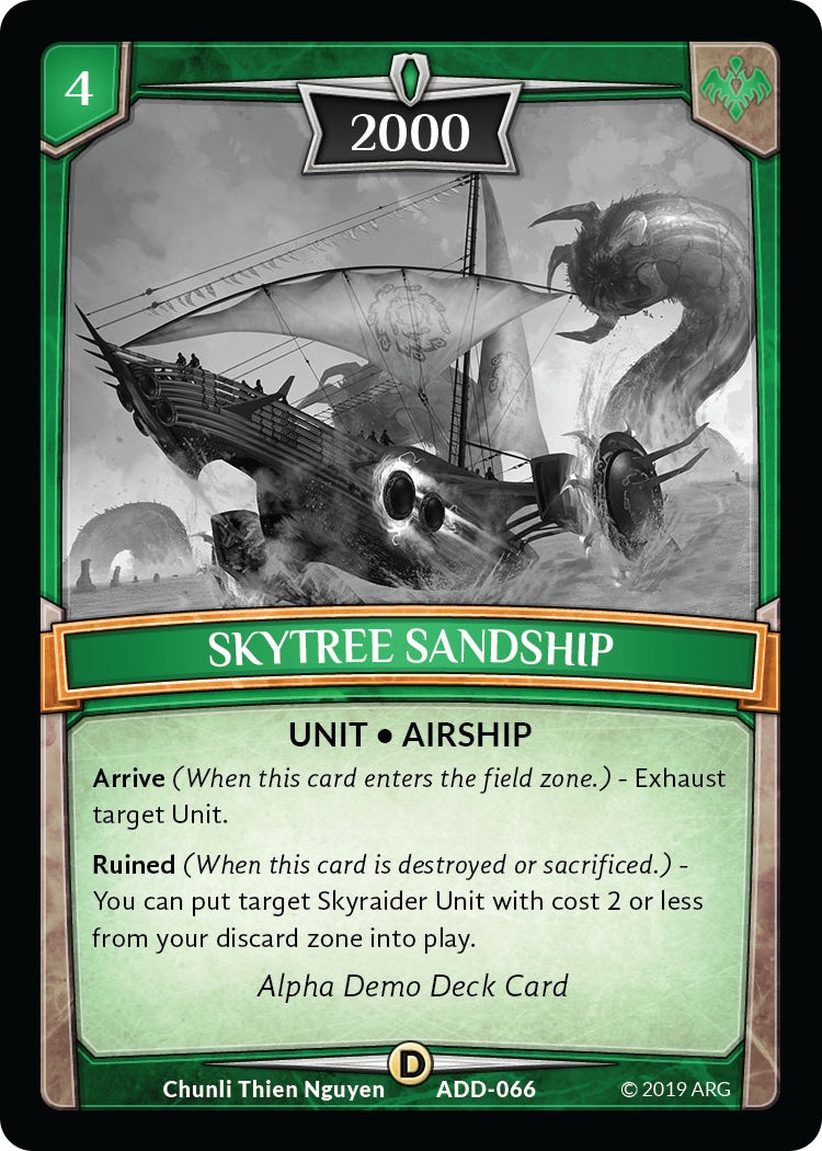 Skytree Sandship (66) [ADD] - Argent Saga TCG Single