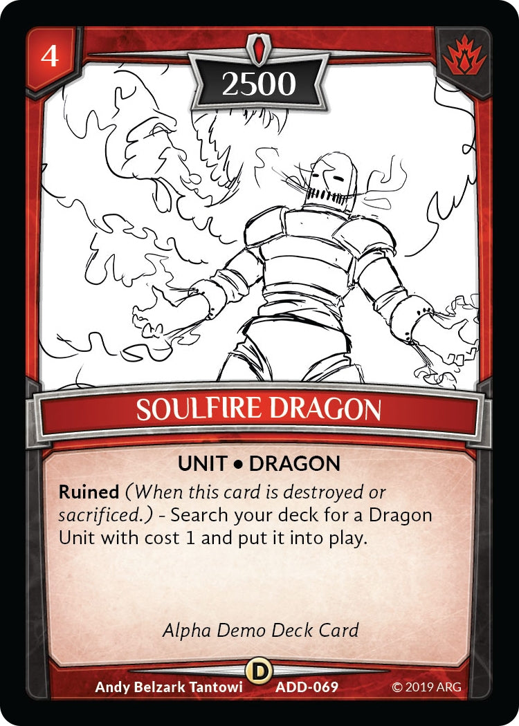 Soulfire Dragon (69) [ADD] - Argent Saga TCG Single