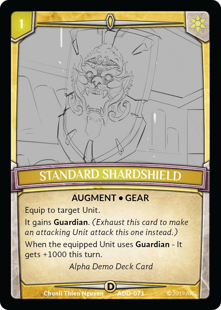 Standard Shardshield (71) [ADD] - Argent Saga TCG Single