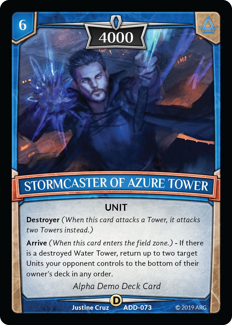 Stormcaster of Azure Tower (73) [ADD] - Argent Saga TCG Single