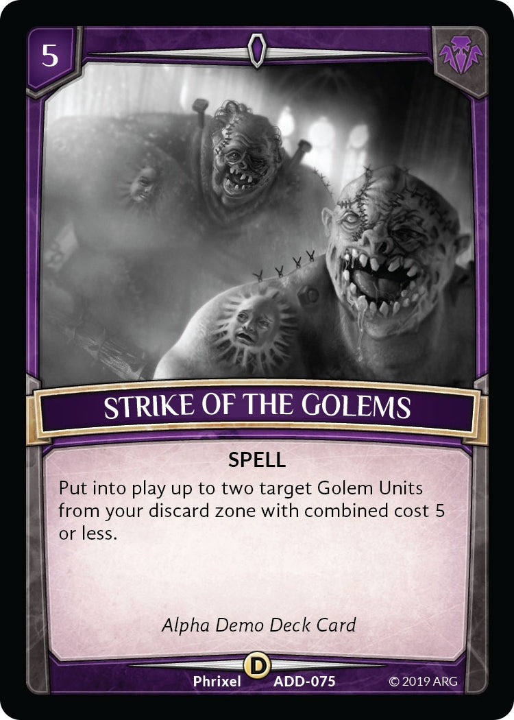 Strike of the Golems (75) [ADD] - Argent Saga TCG Single