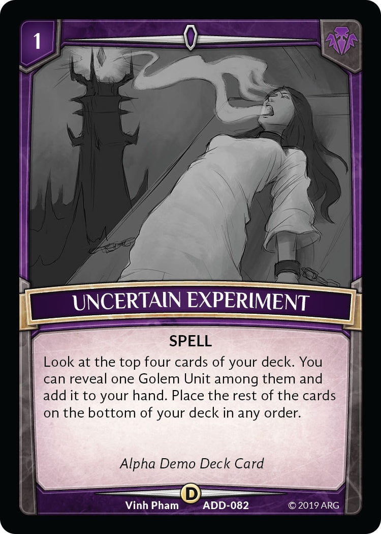 Uncertain Experiment (82) [ADD] - Argent Saga TCG Single
