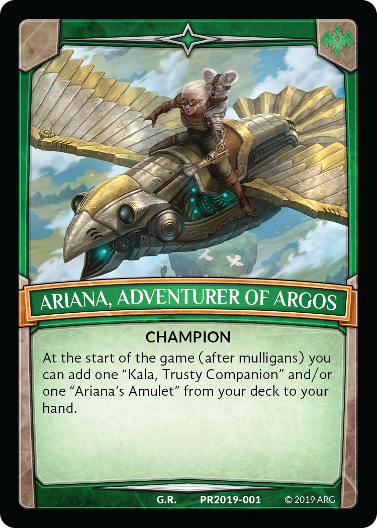 Ariana Adventurer of Argos (2019001) [PR] - Argent Saga TCG Single