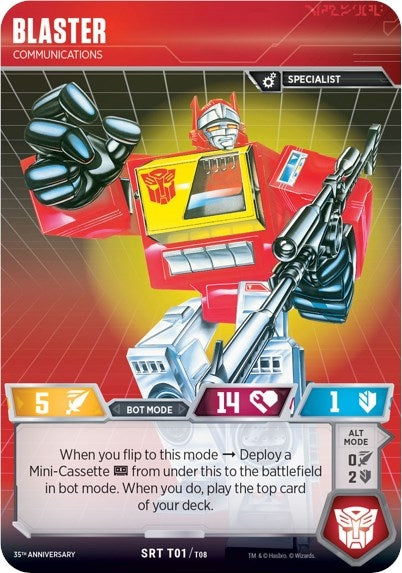 Blaster - Communications (108) [BvS35] - Transformers TCG Single